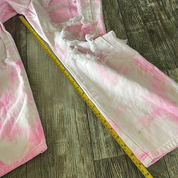 N’ 1 LOS ANGELES ACID VIEWS DENIM JUMPSUIT DISTRESSED DOLLSSKILLS, SMALL - Picture 14 of 15